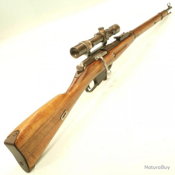 MOSIN NAGANT   -   1891/30   -   SNIPER avec lunette BE Russe 1937   -    Mono-matricule