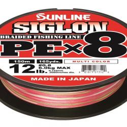 SIGLON BRAID 8X PE Multicouleur 150M PE 1