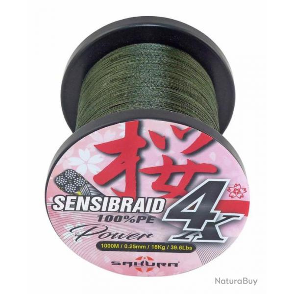 SENSIBRAID 4 1000M GREEN 0.25mm