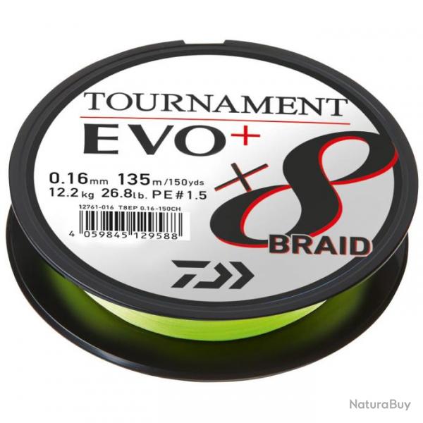 TOURNAMENT EVO+ CHARTREUSE 135M 0.12 mm