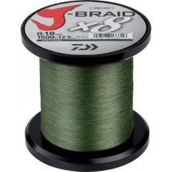 Tresse DAIWA J-Braid X8 3000m Vert 0.13mm