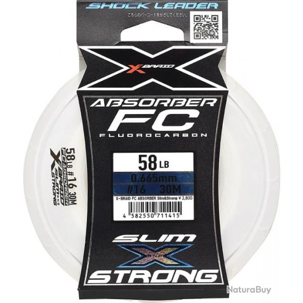 Fluorocarbone X BRAID X021 FC ABSORBER SLIM STRONG 66 LBS