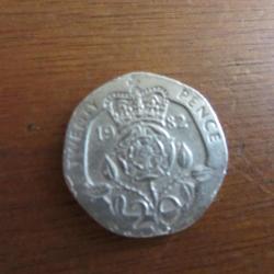 20 Pence ELIZABETH II de 1982