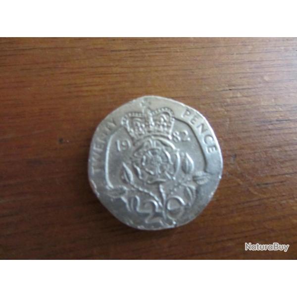 20 Pence ELIZABETH II de 1982