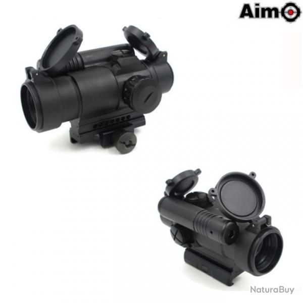 Viseur  point et laser noir de type M4 Aim-o AO3047-BK