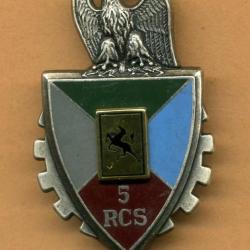 Insigne 5° RCS - 5° Régiment de Commandement et de Soutien