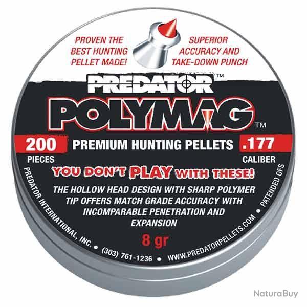 Plombs JSB PREDATOR polymag cal.4.5 8gr par 1000