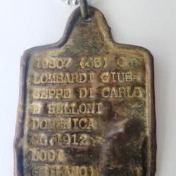 Insigne. Un porte-nom italien ww2 Mes vraies trouvailles ww2, 1943