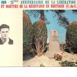 CP STEPHAN BEGARD 1944-1969 25ème Anniversaire de la Libération. Héros et Martyrs de la résistance