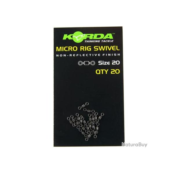 KORDA MICRO RIG SWIVEL 20ST KORDA