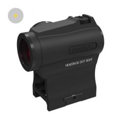 Holosun HE403-GD | Micro Gold Dot 2 MOA | Compact et Robuste | Commutateur Rotatif
