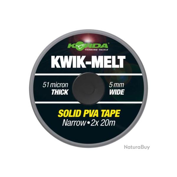 KORDA PVA BANDE KWIK-MELT SOLIDE PVA TAPE KORDA 5,00mm