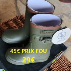 BOTTES AIGLE PERDRIX ENFANT  TAILLE 22