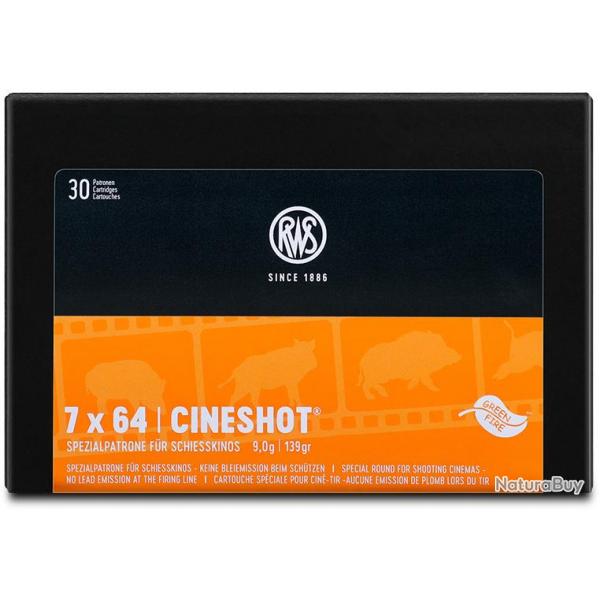 CARTOUCHES RWS 7X64 CINETIR 9G /50