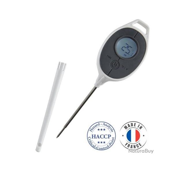 THERMOMETRE DIGITAL ROND SONDE  PIQUER DE 0  + 300C