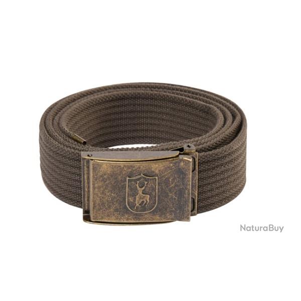 Ceinture DEERHUNTER sangle canvas otter brown 130cm