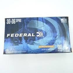 BOITE DE 20 MUNITIONS FEDERAL - CAL.30-06 WIN - 180 GRAINS Jacketed Soft Point