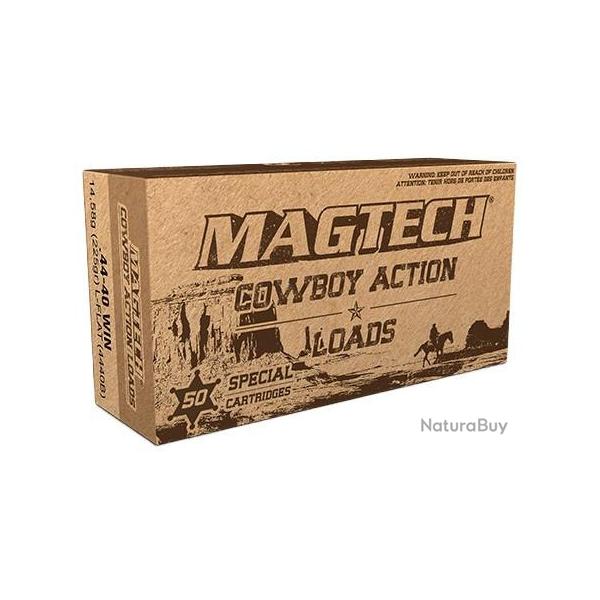 BOITE DE 50 CARTOUCHES MAGTECH CAL.44-40 LFN 225GRS COWBOY ACTION