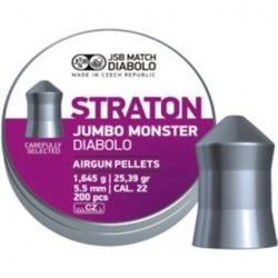 Plomb air comprimé JSB Straton Jumbo monster cal.5.51 1.645g 25.39gr par 200