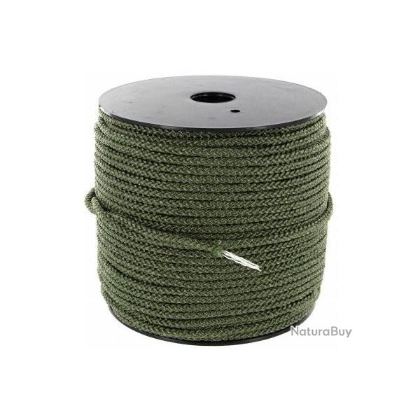 CORDE TRESSEE AVEC AME DIAM 4MM 100M