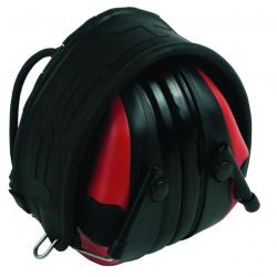 CASQUE PELTOR SPORTAC ANTI-BRUIT COQUILLES NOIRES / ROUGES