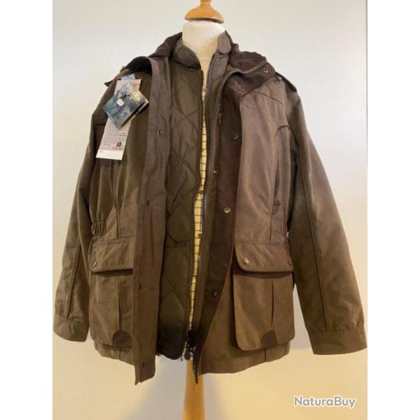 Veste de chasse NORMANDIE avec gilet intrieur - PERCUSSION