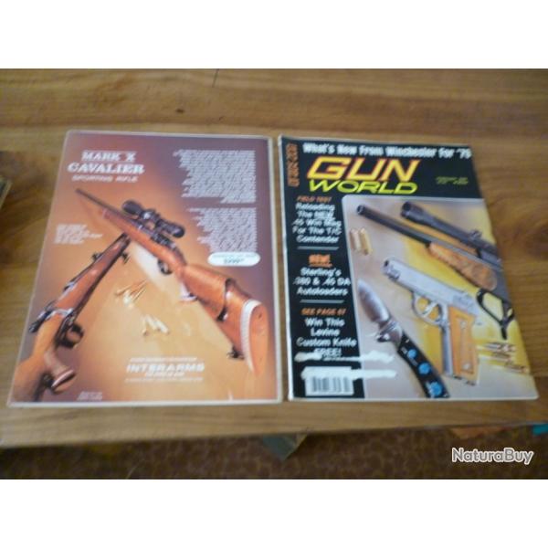 lot de 36 revues Gun world(1979-80-81)