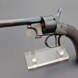 REVOLVER A SYSTEME MARIETTE BREVETE CALIBRE 9MM FLOBERT PERCUSSION ANNULAIRE - BELGIQUE XIXè Bon  XI