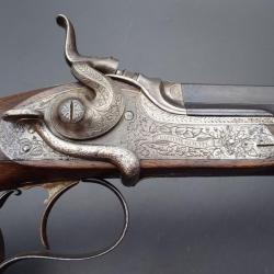 PISTOLET DE TIR 9MM FLOBERT RAYE GASTINNE RENETTE A PARIS MODELE 1895 - FRANCE IIIè REPUBLIQUE Bon  