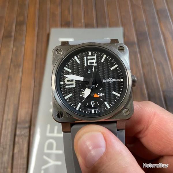 MONTRE BELL&ROSS TYPE AVIATION TITANIUM CARBON