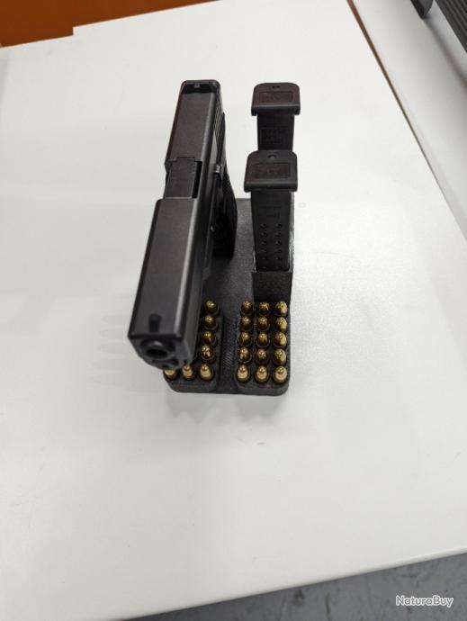 Support Magnétique Pour Glock Et Chargeurs - à Fixer Dans Un Coffre-fort - Neuf - Fabriqué En France