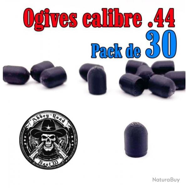 Balle tir rduit .44 ogive plastique - Pack de 30 - Bast3D