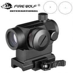 Fire Wolf Viseur Point Rouge 1x22 QD -