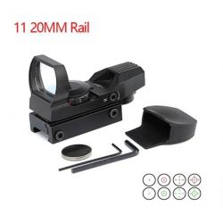 AimSniper Viseur Point Rouge Noir Rail 11/20MM -