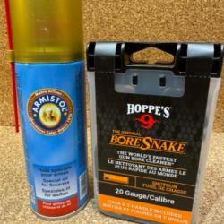 PACK NETTOYAGE HOPPE'S BORESNAKE POUR FUSIL C/20 +