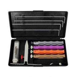 Kit d'aiguisage "Deluxe Diamond" 4 pierres [Lansky Sharpeners]