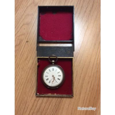 Bloc Résine Avec Inclusion Montre Gousset - Pièce Ancienne Horlogerie - Occasion Bon état