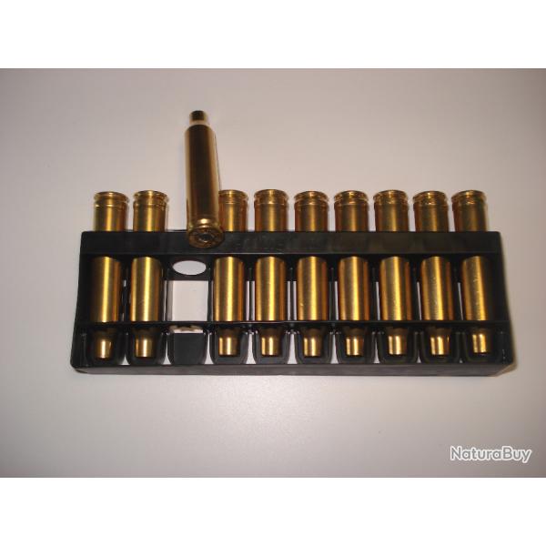 lot de 10 tuis/ douilles de 7 remington magnum nettoys et ramorcs avec des CCI 250