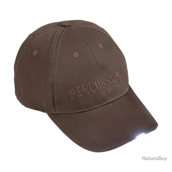 Casquette Led Percussion Marron