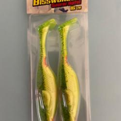 Leurre de pêche - 2 pièces - 16 cm - Jaune et vert