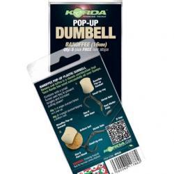 KORDA POP-UP DUMBELL BANOFFEE WHITE KORDA 16 mm