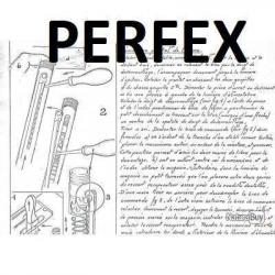 5 pages de DEMONTAGE ET CARACTERISTIQUES du fusil PERFEX MANUFRANCE (envoi par mail) (m2038)