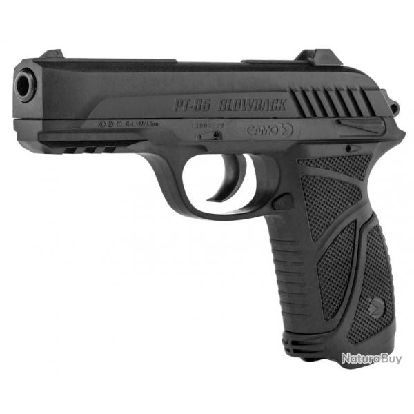 PISTOLET CO2 GAMO PT85 BLOWBACK CAL. 4,5 MM