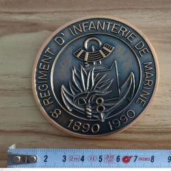 Armée de Terre 8ème RIMA 2 médailles doré et bronze+ pin's
