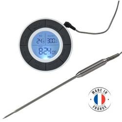 THERMOMETRE DIGITAL ROND SONDE AMOVIBLE DE 0 à + 300°C