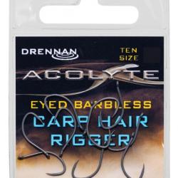 DRENNAN HAMEÇON ACOLYTE CARP HAIR RIGGERS BARBLESS DRENNAN 8