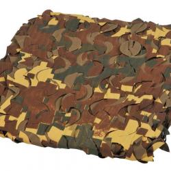 PROMOTION ! Filet de Camouflage Camosystems basic 3D - 6 m x 2,4 m - imprime tricolore