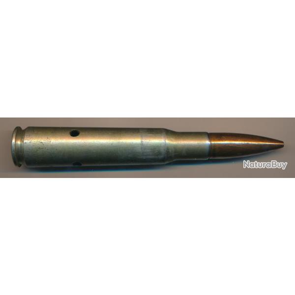 Belle 12,7x99 BMG .50 INERTE DE MANIPULATION acier cadmi ww2,  F A 4