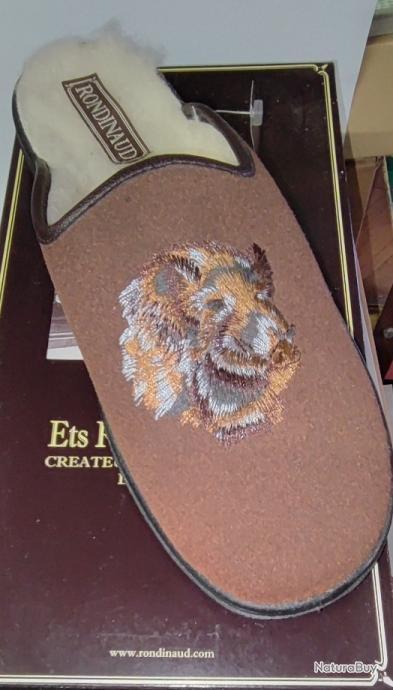 CHAUSSON SEDAN MOTIF SANGLIER T43 Chaussons (12121839)