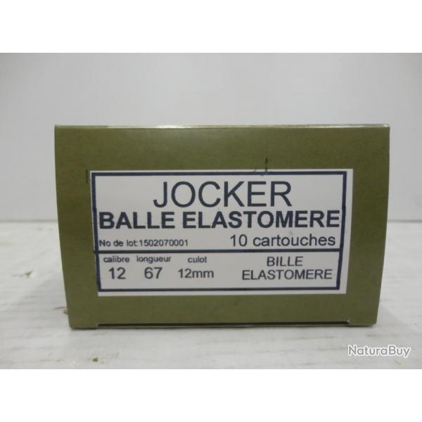 2128- BOITE DE 10 BALLES ELASTOMERE ( BILLE )CAL 12 CH 67 DEFENSE - NEUF!!!!!